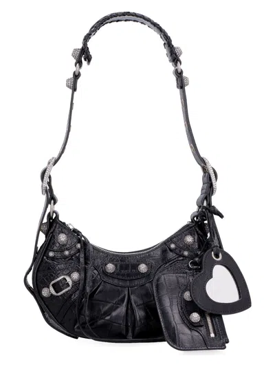 BALENCIAGA WOMEN'S LEATHER LE CAGOLE XS SHOULDER BAG