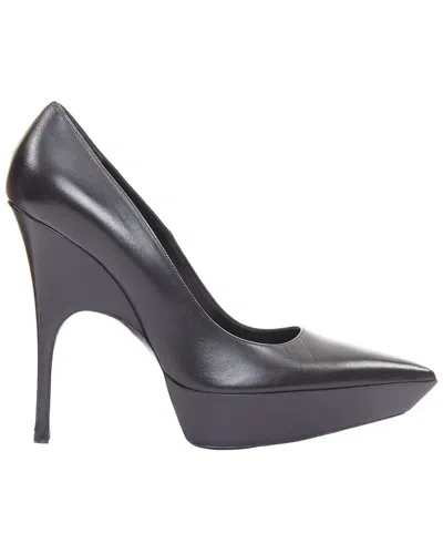 Pre-owned Balenciaga Women's Leather Platform Pump (authentic Pre-loved)