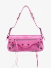 Balenciaga Le Cagole Sling Small Varnished Leather Shoulder Bag