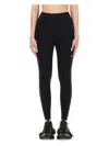 Balenciaga Women Leggings With Logo In Black