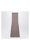 Balenciaga Sequin Embellished Maxi Skirt In Brown