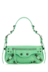 Balenciaga Women Light Green Leather Le Cagole Sling Xs Shoulder Bag In Green
