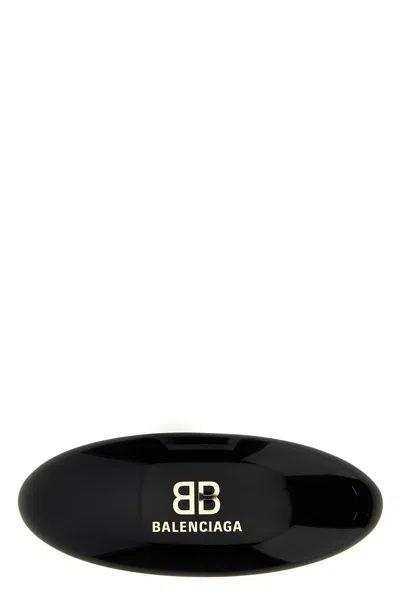 BALENCIAGA BALENCIAGA WOMEN LOGO HAIR CLIP