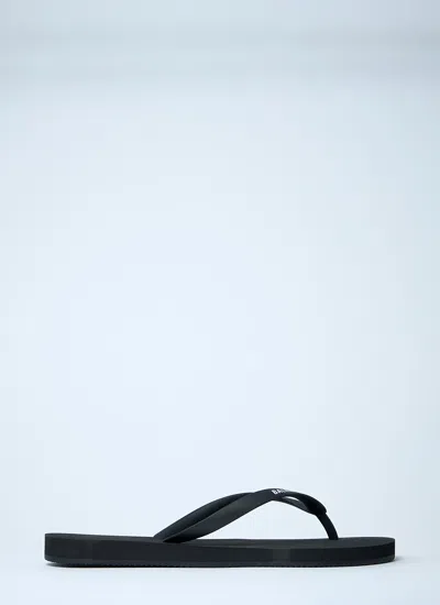 Balenciaga Women Logo Motif Flip Flops