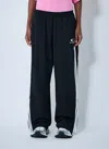 Balenciaga Sporty B Cropped Tracksuit Trousers In Black