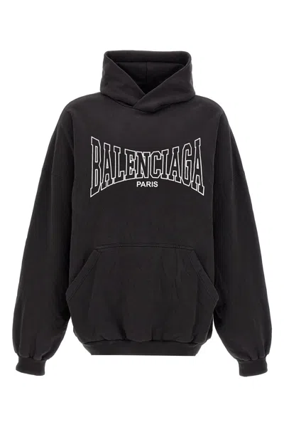 Balenciaga Black ' Boxing' Large Fit Hoodie