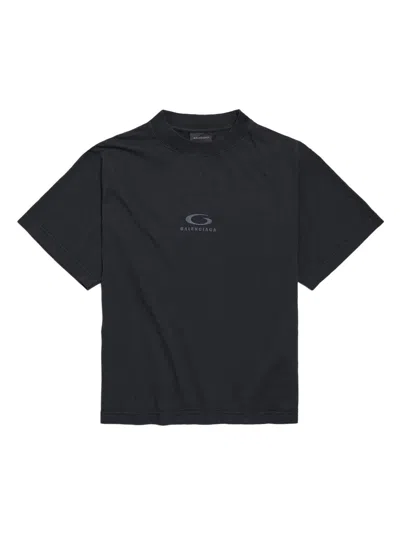 Balenciaga Women's Loop Sports Icon Medium Fit T-shirt In Black