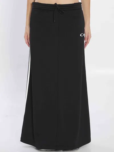 Balenciaga Women Loop Sports Icon Tracksuit Skirt In Black