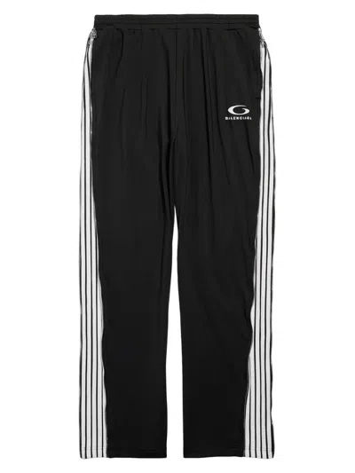 Balenciaga Women's Loop Sports Icon Zipped Sweatpants In Black