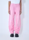 Balenciaga Rigid Drop-rise Wide-leg Jeans In Pink