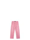 Balenciaga Wide-leg Baby Pink Jeans