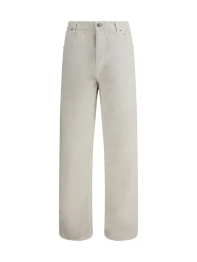 Balenciaga Women Loose-fit Jeans In White