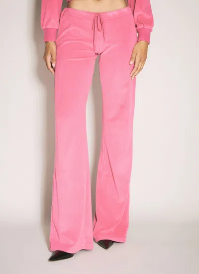 Balenciaga Women Low-rise Trackpants In Pink