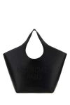 Balenciaga Mary-kate Medium Leather Tote In Black
