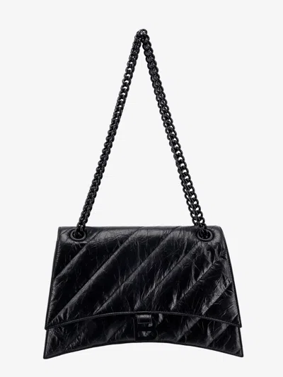 Balenciaga Women Matelassã© Leather Shoulder Bag With Frontal Monogram