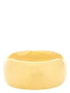 Balenciaga Women Maxi Band Ring In Gold