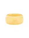 Balenciaga Women Maxi Band Ring In Gold