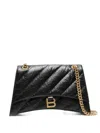 Balenciaga Women Medium Crush Chain Bag In Black