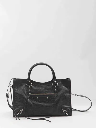 Balenciaga Women Medium Le City Bag In Black