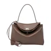 Balenciaga Women Rodeo Medium Leather Handbag In Brown