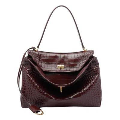 Balenciaga Women Medium Rodeo Shoulder Bag In Red