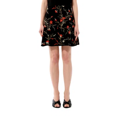 Balenciaga Women's Midi Skirt In Black