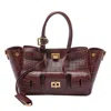 Balenciaga Women Mini Bel Air Carry All Bag In Red