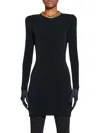 Balenciaga Mini Dress In Black