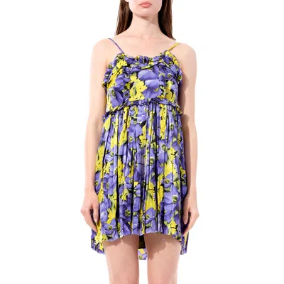 Balenciaga Women's Mini Dress In Yellow