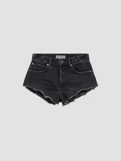 Balenciaga Women's Mini Shorts In Black