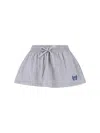 Balenciaga Women Mini Skirt "laurel Classic" In Gray