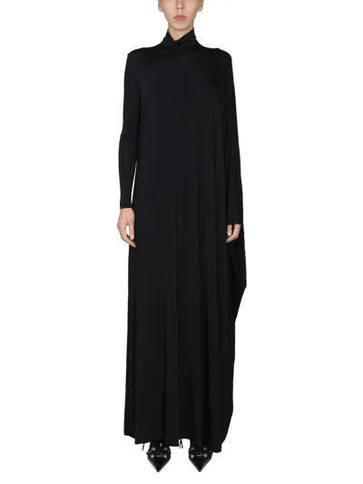 Balenciaga Women Minimal Maxi Dress In Black