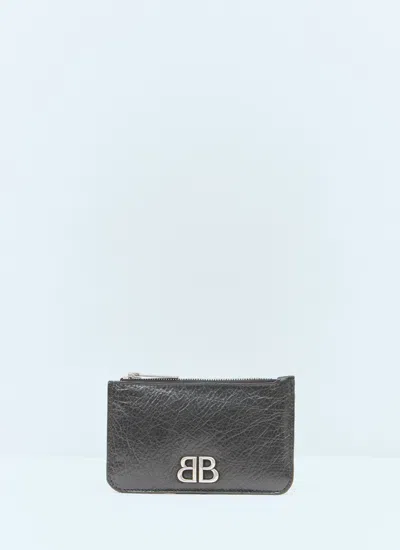 Balenciaga Women Monaco Long Cardholder In Black