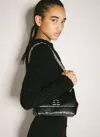 Balenciaga Monaco Mini Bb Leather Shoulder Bag In Black
