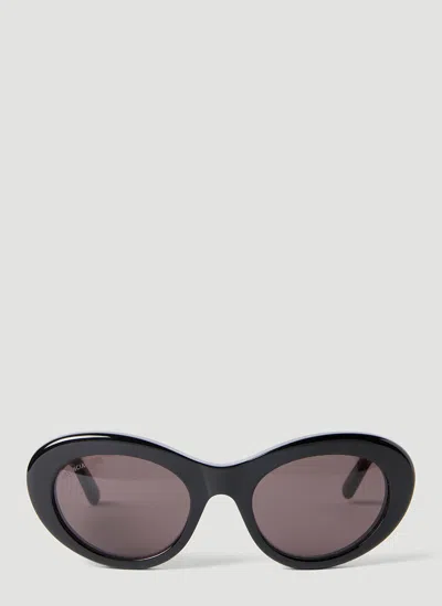 Balenciaga Women Monaco Round Sunglasses In Black