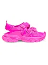 Balenciaga Track Monocolor Sandals In Pink