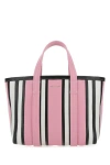 Balenciaga Women's Multicolor Leather Small Barbes Shopping Bag | 6714042100m Color 5960 In Multicolor