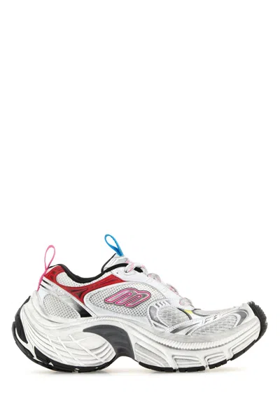 Balenciaga Women Multicolor Mesh And Rubber 6xl Sneakers In Gray