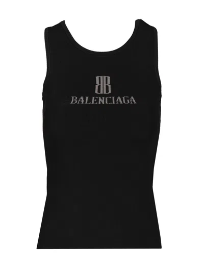 BALENCIAGA BALENCIAGA WOMEN "NANO BB" TANK TOP