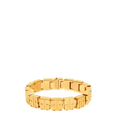 Balenciaga Women's Nano Mini Link Bracelet In Shiny Gold
