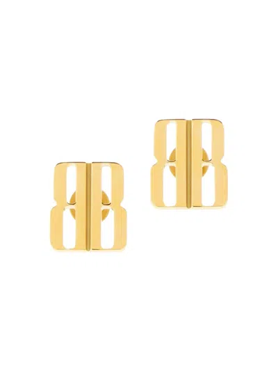 Balenciaga Women's Nano Xs Stud Earrings In Yellow