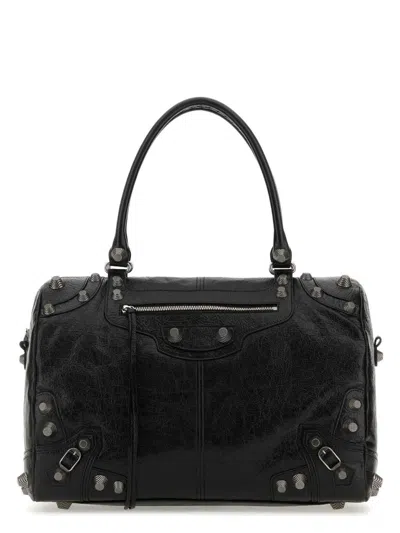 BALENCIAGA WOMEN'S NAPPA LEATHER LE CAGOLE SHOPPING BAG