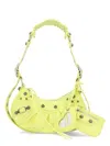 Balenciaga Women Yellow Nappa Leather Le Cagole Xs Shoulder Bag In Yellow