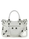 Balenciaga Women's Neo Cagole Leather Tote In White
