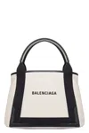 Balenciaga Shopping Small Canvas Beige In Multicolor