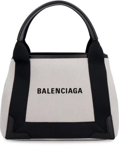 Balenciaga Women's Navy Cabas Xs Tote Bag | Size Unica | 3903462hh3n In Multicolour