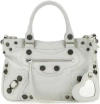 Balenciaga Women's Neo Cagole Leather Tote In White
