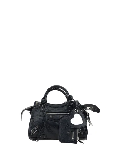 Balenciaga Women Neo Le Cagole Handbag In Black