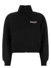 Balenciaga High Collar Ribbed Cuffs Long Sleeves Sweatshirt