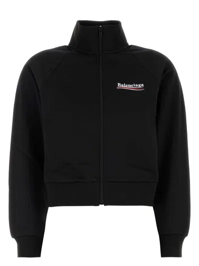 BALENCIAGA WOMEN'S NYLON BEN SWEATSHIRT